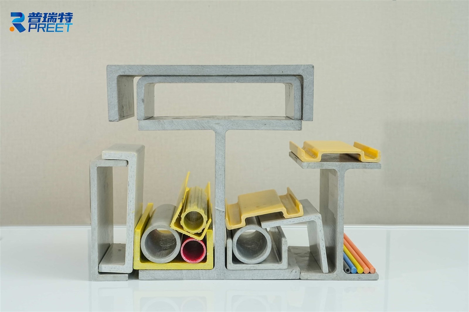 FRP Pultruded Sections used in industrial construction FRP Pultruded Sections used in industrial construction