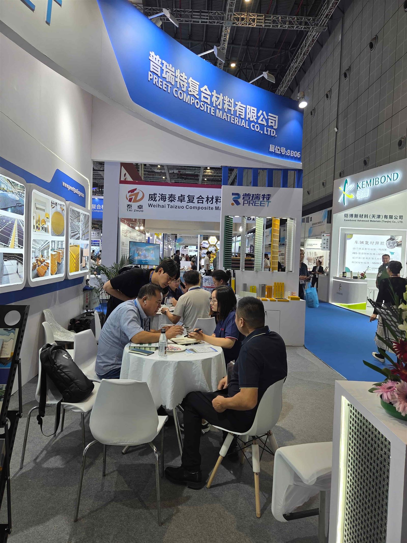 PREET exhibition booth at China Composites Expo 2026 in Shanghai PREET exhibition booth at China Composites Expo 2026 in Shanghai